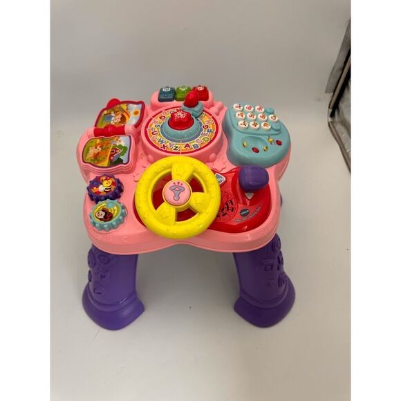 VTECH SIT TO STAND LEARN AND DISCOVER TABLE - Picture 1 of 1